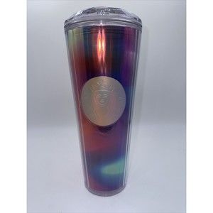 Starbucks Tumbler Summer 2021 RAINBOW Kaleidoscope 24oz  Cold Cup (no straw)
